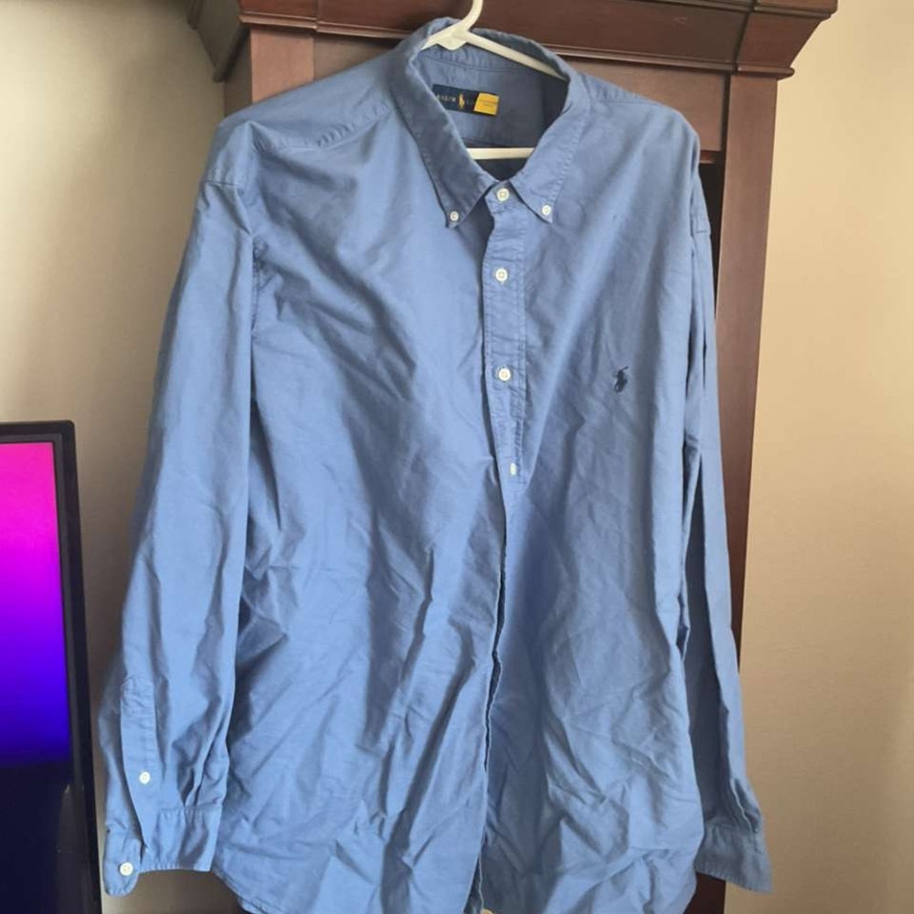 Polo by Ralph Lauren Blue Casual Button Down Shirt